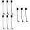9 Pcs Portable Small Microphone For Phones Computers Home Office 7
