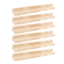 6 Stuks Houten Scrabble Tegelhouders 19 Cm Voor DIY Bordspellen