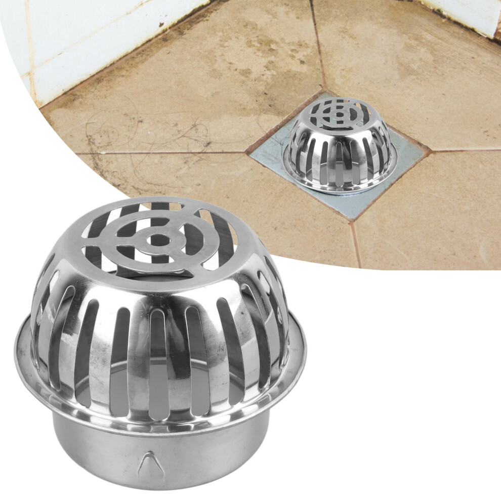 Stainless Steel Roof Floor Drain 13X13cm Balcony Anti-Blocking Drainage 9401352019343
