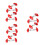 12 Pcs Mini Adjustable Shoe Stretchers Width Extenders Red 11