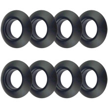 8 zwarte kayak peddel afvoerring universele accessoire