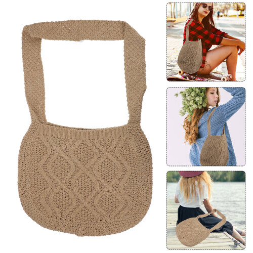 1X Dames Schoudertas Van Wol Met Vintage Design 1
