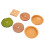 Hamburger-Untersetzer-Set, Wärmedämmung, niedlich, 5
