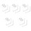 10 Pcs Wash Basin Guards Water Barrier To Prevent Splashing 3