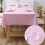 Waterproof Oil Proof Heat Resistant Nordic Tablecloth Solid Color 3