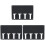3Pcs Wall Mounted Hair Clipper Holder Bracket 4