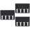 3Pcs Wall Mounted Hair Clipper Holder Bracket 8