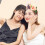 Multi Flower Headband Bunny Ears for Women Easter Decoration 11