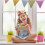 Multi Flower Headband Bunny Ears for Women Easter Decoration 6