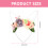 Multi Flower Headband Bunny Ears for Women Easter Decoration 2