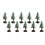 Mini Artificial Christmas Tree Cake Ornament 4