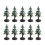 Mini Artificial Christmas Tree Cake Ornament 1