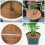 4 kokosplantenmatten bloemmulch voor bloempotten accessoires 11