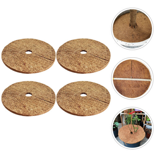 4 kokosplantenmatten bloemmulch voor bloempotten accessoires 2