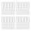 1200 Pcs Pegboard Hooks Protector Rubber End Caps Flexible Tip Cover 8