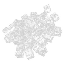 50 Stuks Vals Ijs Blokjes Acryl Gepureerde Steentjes Decor
