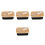 4Pcs Butter Dish With Lid Airtight Container And 6