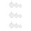 9 Pcs Training Targets Precision Hanging Shooting Supplies 10