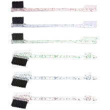 6 Stuks Multi-Functionele Wenkbrauwborstels Met Combs Voor Haargrens
