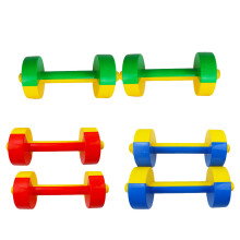 3 paar plastic kinderhantels - oefenmateriaal voor kinderen (kleur wisselt)