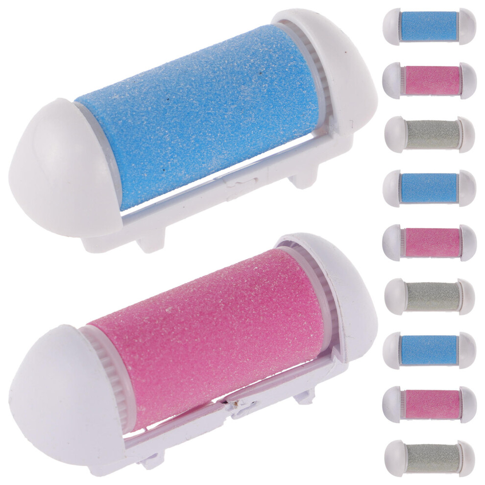 Ohphcall 60 Pcs Foot File Refill Rollers Replacement For Electric Feet Scrubber