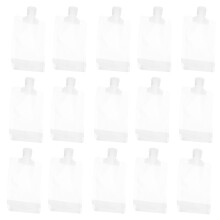 20St Lotion Spuitzakken Reis Flacons Wit Lichtgewicht En Lekvrij
