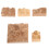 5 Pcs Mountain Mini Decor Mountains Craft Molds Light Brown 11