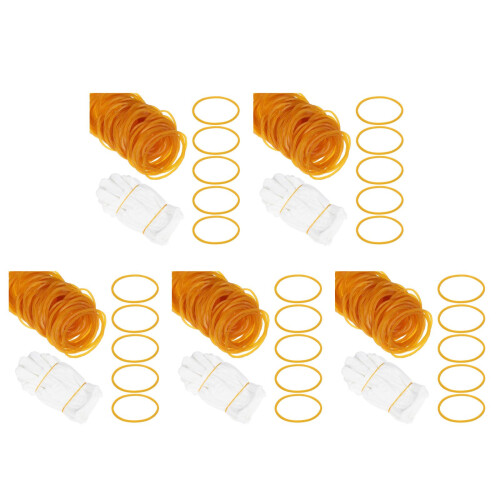 5 Packs Thin Rubber Bands For School Home Craft Projects 2
