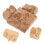 5 Pcs Mountain Mini Decor Mountains Craft Molds Light Brown 5