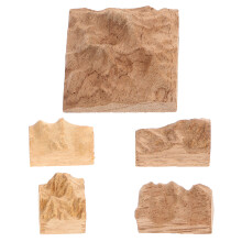 5 Pcs Mountain Mini Decor Mountains Craft Molds Light Brown