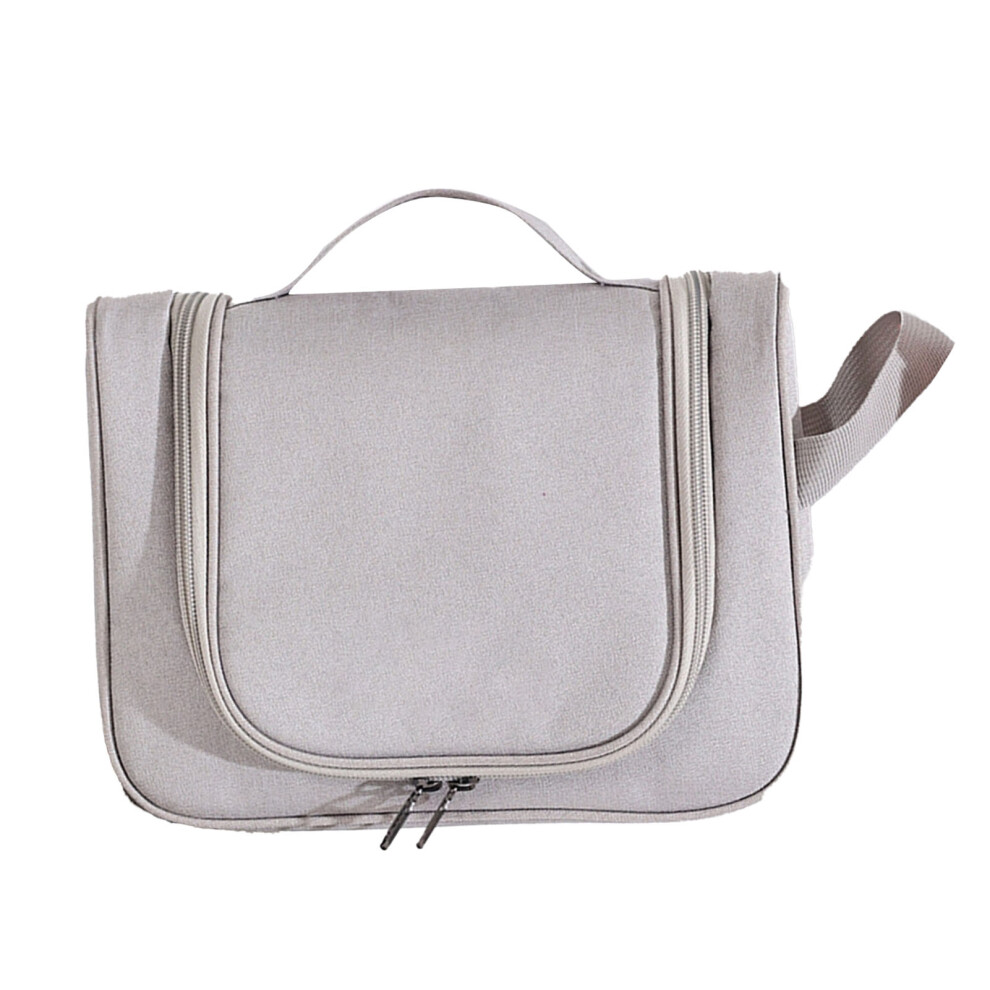 Large Hangable Toiletry Organizer Polyester Makeup Bag
