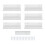 6 Pcs Acrylic Wall Mounted Record Shelf Clear Vinyl Holder 1