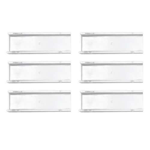 6 Pcs Acrylic Wall Mounted Record Shelf Clear Vinyl Holder 1