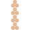 12 Pcs Wood Bracelet Knitting Disc Tool Board 10