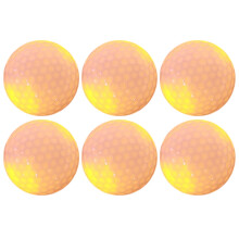 6PCS Synthetischer Gummi LED Leuchtender Golfball