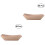 100 Pcs Take Out Containers Kraft Paper Lunch Salad Box 3