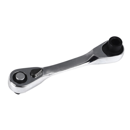 1/4 Inch Mini Double Head Ratchet Wrench 72 Tooth Socket Screwdriver 1