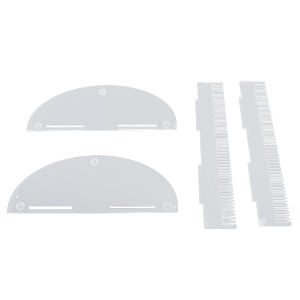 (Black) Hair Extension Holder Detachable Reusable Display Rack Transparent