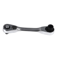 1/4 Inch Mini Double Head Ratchet Wrench 72 Tooth Socket Screwdriver