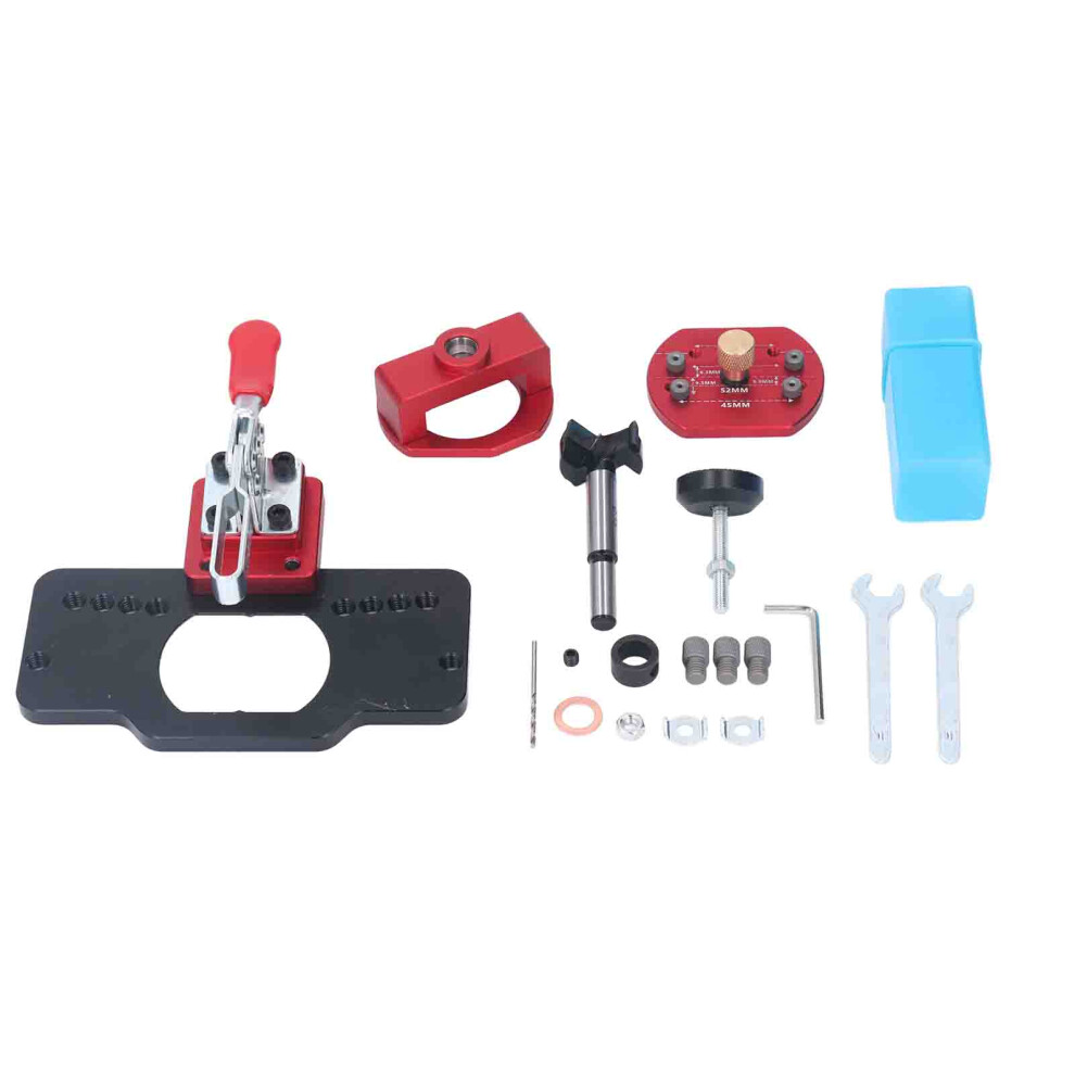 Hinge Jig 35Mm Aluminum Alloy Drill Guide For Woodworking 609610719588
