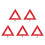 10 Pcs Car Emergency Reflective Tripod Warning Triangle Safety Sign 4