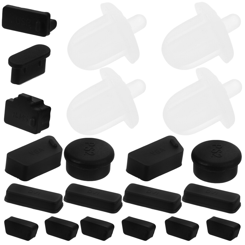 48 Pcs Silicone Anti Dust Plug For Computer Motherboard Ports 033759374146