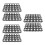 6 Pcs 24 Grids Plastic Grow Planter Starter Pot Storage Racks 5