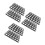 6 Pcs 24 Grids Plastic Grow Planter Starter Pot Storage Racks 7