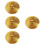 4Pcs Practice Drum Splash Cymbal Metal Set Instrument 9