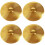 4Pcs Practice Drum Splash Cymbal Metal Set Instrument 7