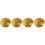 4Pcs Practice Drum Splash Cymbal Metal Set Instrument 6