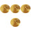 4Pcs Practice Drum Splash Cymbal Metal Set Instrument 5