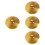 4Pcs Practice Drum Splash Cymbal Metal Set Instrument 8