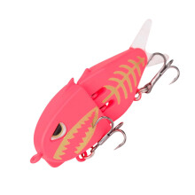 Realistic Fishing Bait With Double Hooks Slow Sinking Swimming Action For Freshwater Bass